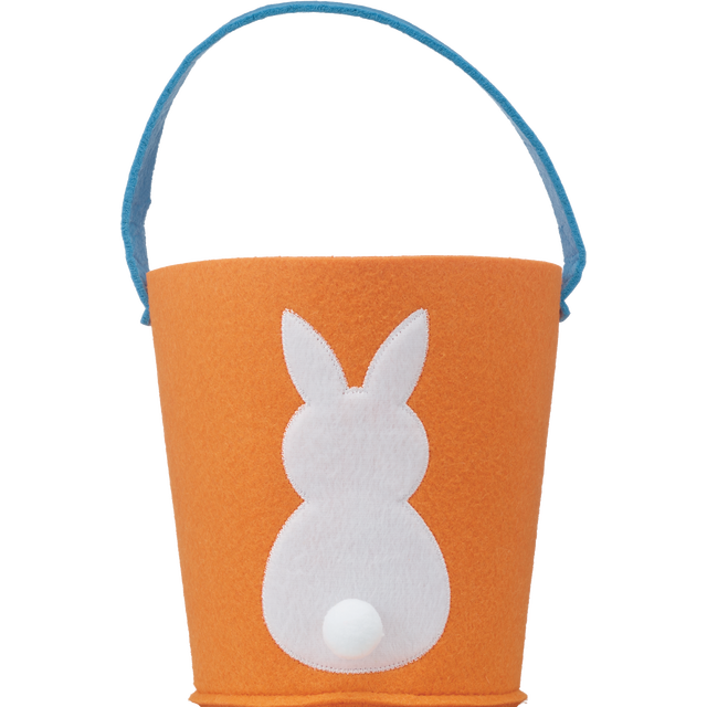 slide 1 of 1, COTTONDALE Fabric Bunny Bag - Orange, 1 ct