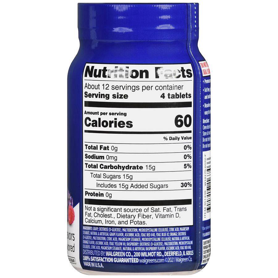 slide 3 of 5, Walgreens Glucose Tablets Fruit, 50 ct