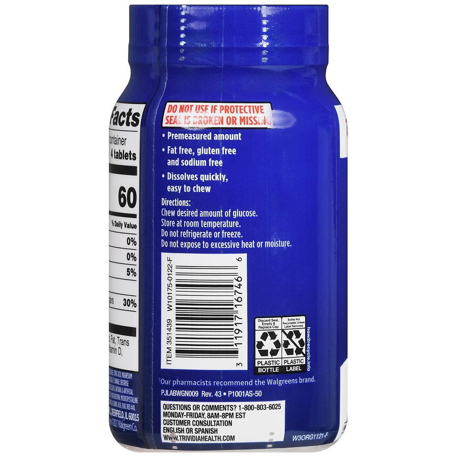 slide 4 of 5, Walgreens Glucose Tablets Fruit, 50 ct