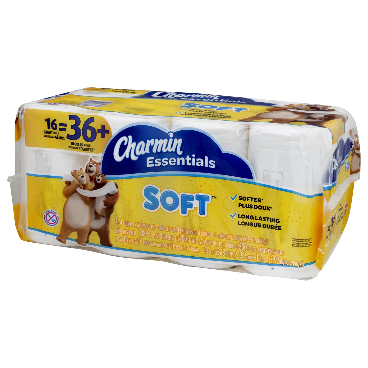 slide 9 of 11, Charmin Giant Rolls Soft Unscented Bathroom Tissue 16 ea, 16 ct