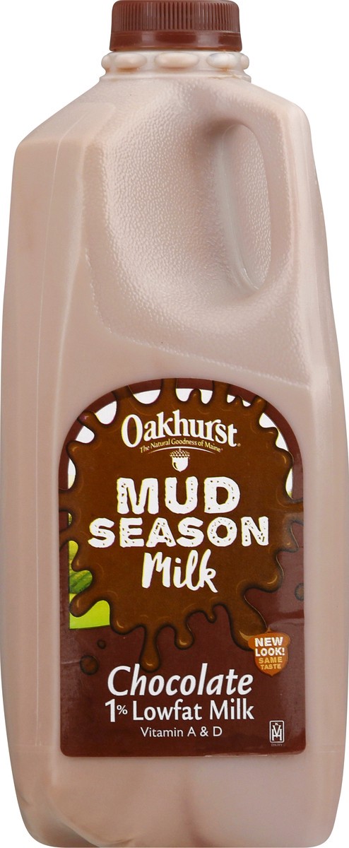 slide 12 of 12, Oakhurst 1% Lowfat Chocolate Milk Half Gallon, 1/2 gal