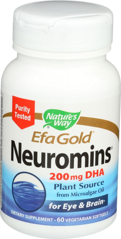 slide 1 of 1, Nature's Way Efagold Neuromins High Potency Dha Softgels, 200Mg, 60 ct