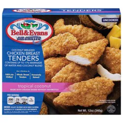 Bell & Evans Air Chilled Breaded Tropical Coconut Chicken Breast Tenders