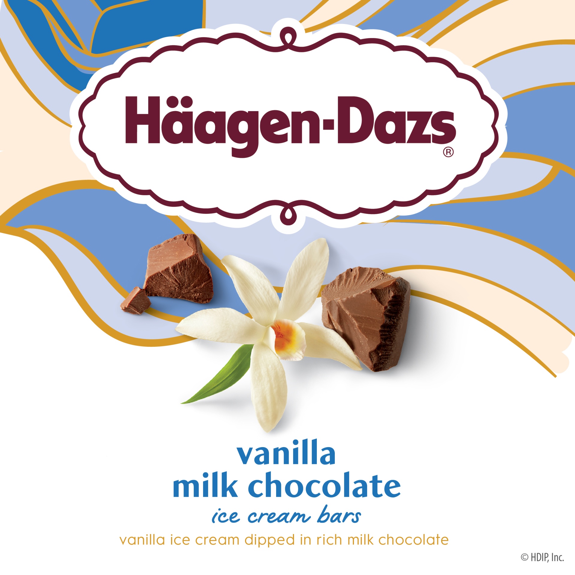 slide 2 of 7, Häagen-Dazs Vanilla Milk Chocolate Ice Cream Bars, 3 ct