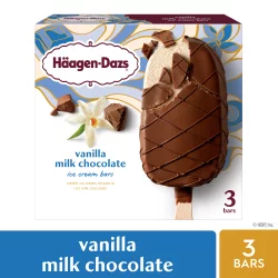 Häagen-Dazs Vanilla Milk Chocolate Ice Cream Bars