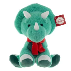 Destination Holiday Triceratops Dinosaur Christmas Plush