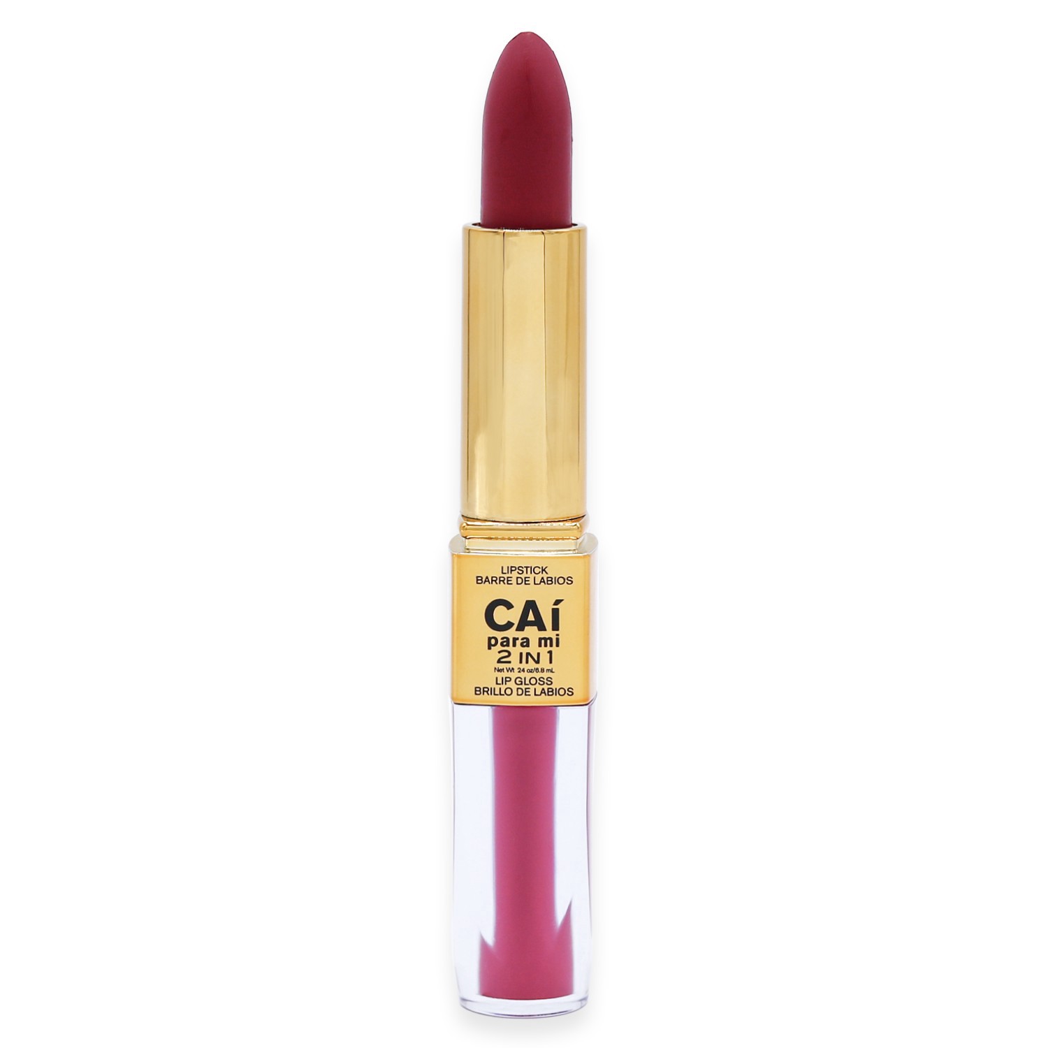 slide 2 of 2, CAI Para Mi 2-1 Lipstick, Carmen, 0.24 oz