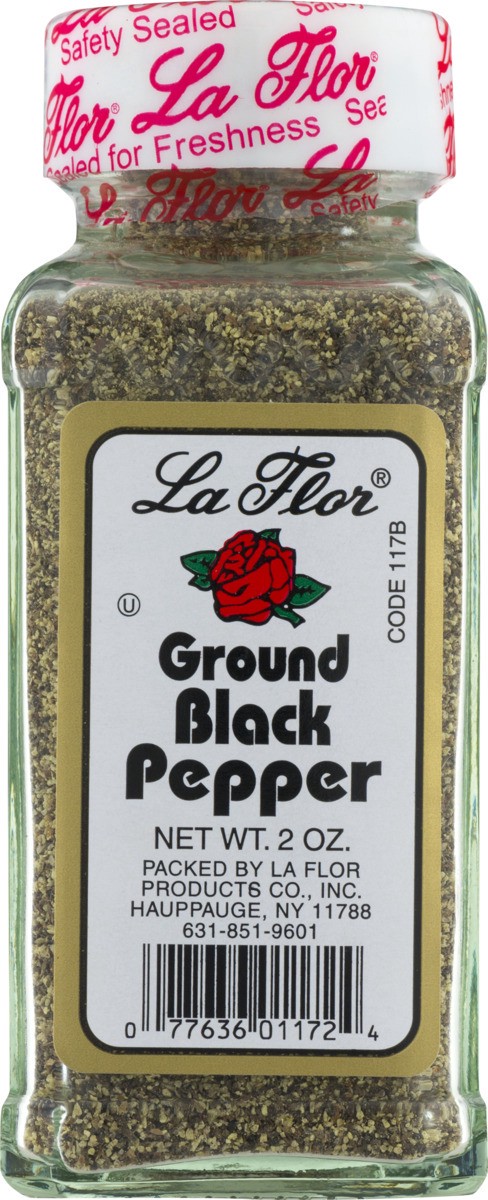 slide 8 of 9, La Flor Black Pepper, Ground, 1.5 oz