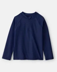 Carter's Boys Long-Sleeve Rashguard Top - Navy - Size 4