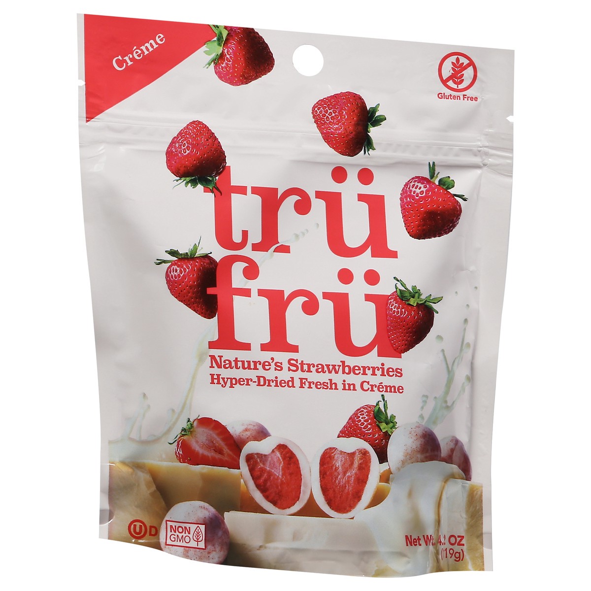 slide 6 of 13, Tru Fru Creme Nature's Strawberries 4.2 oz, 