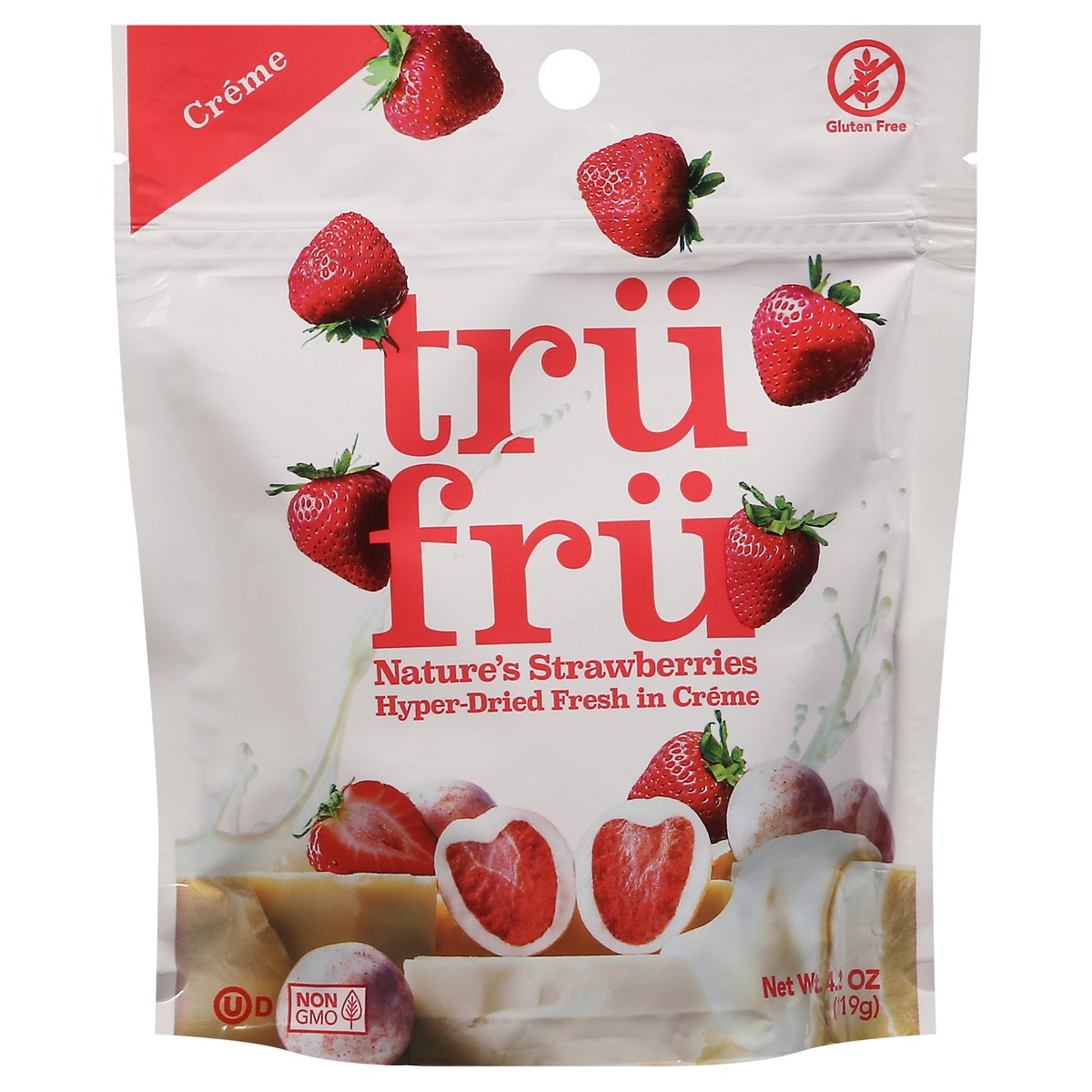 slide 10 of 13, Tru Fru Creme Nature's Strawberries 4.2 oz, 
