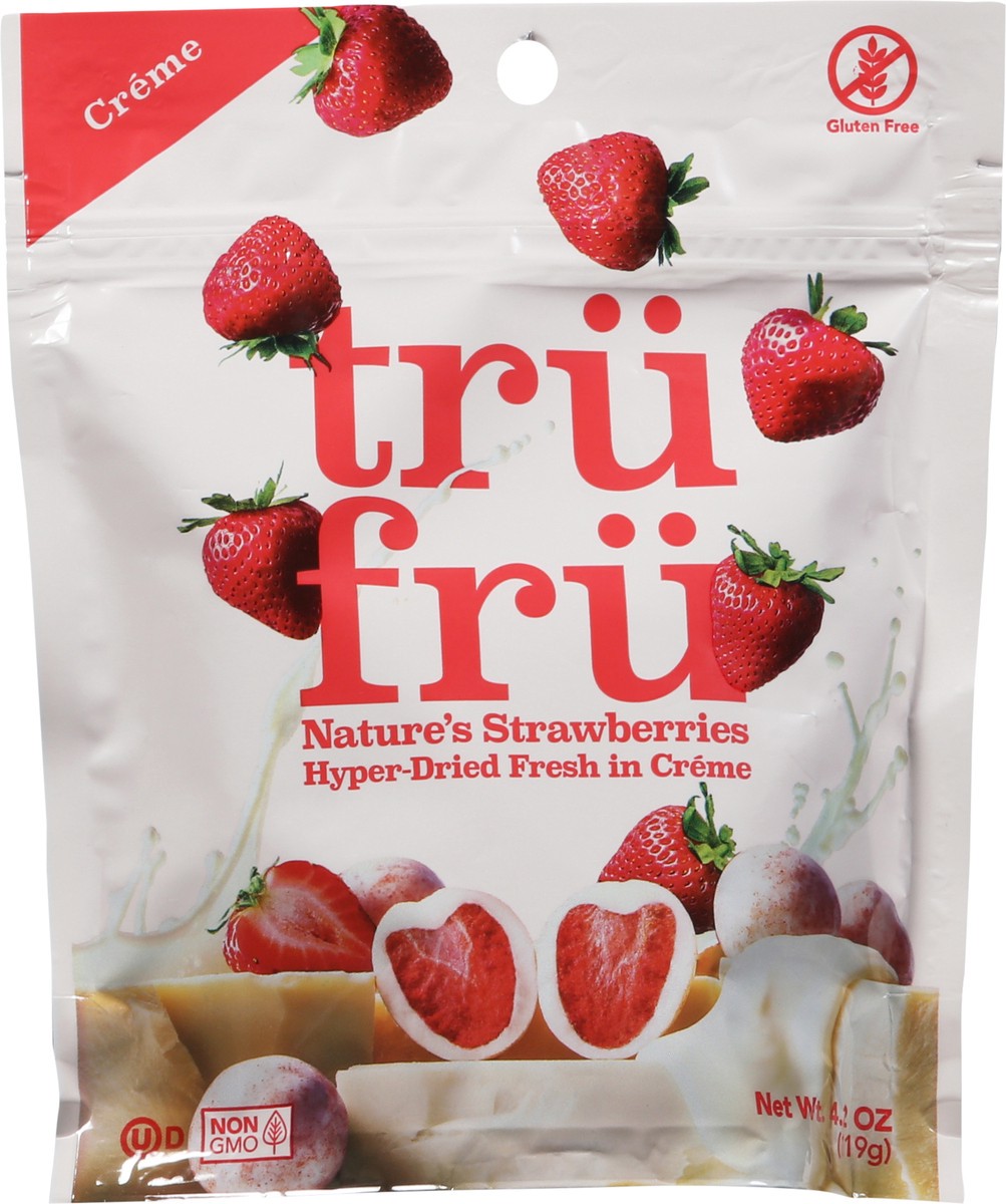 slide 2 of 13, Tru Fru Creme Nature's Strawberries 4.2 oz, 
