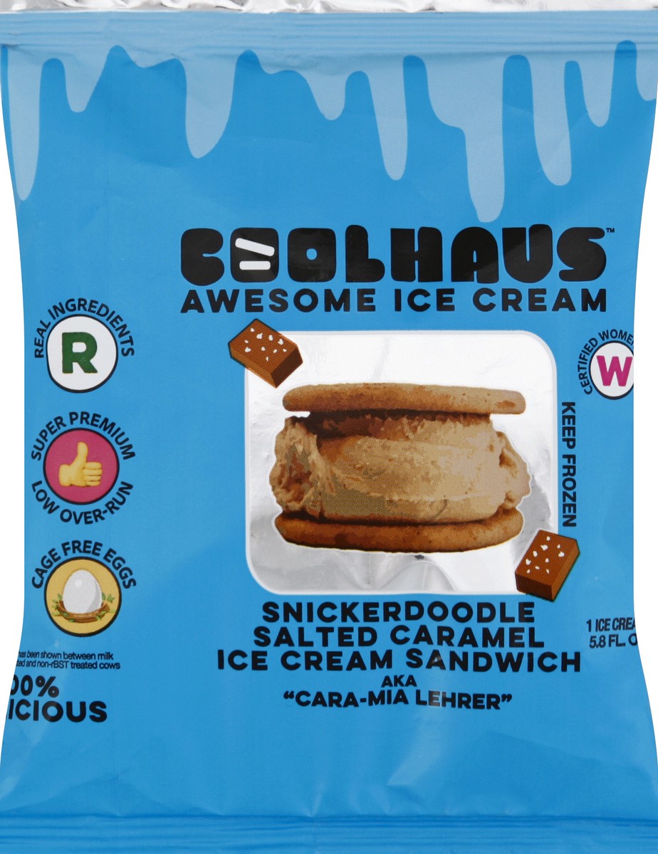 slide 3 of 7, Coolhaus Sandwich Snickrdle Cki/Crml Ic, 5.2 fl oz