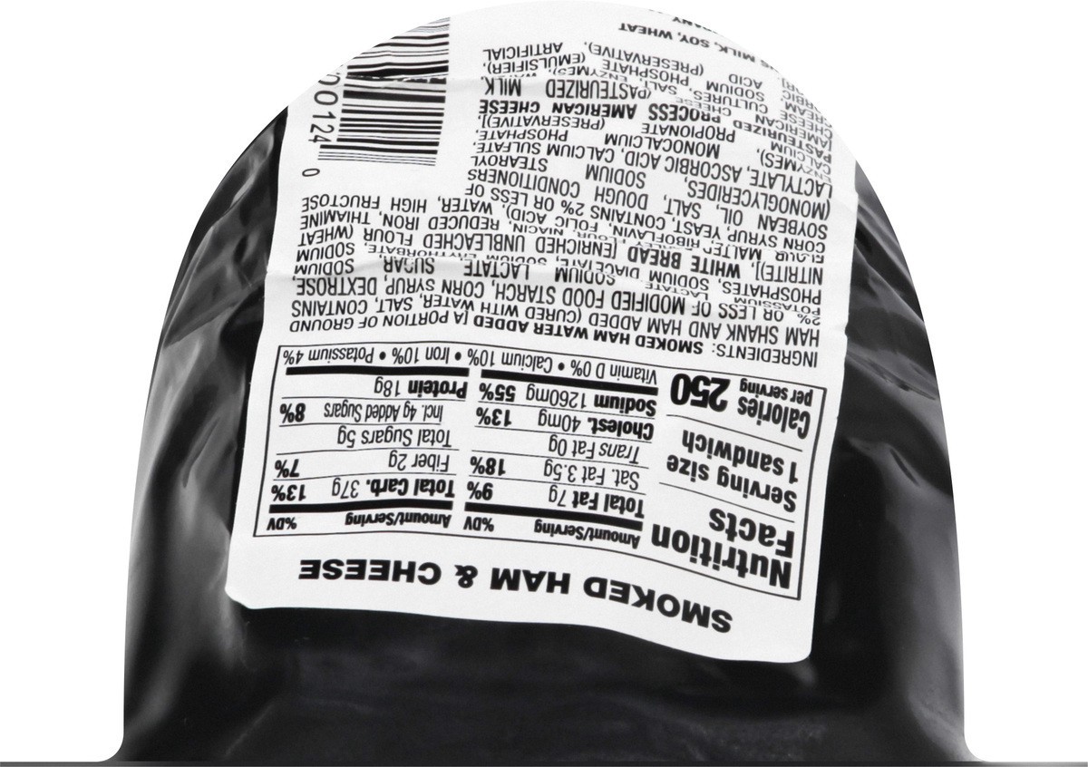 slide 5 of 10, Deli Express Smoked Ham & Cheese Sandwich 4.6 oz, 4.6 oz