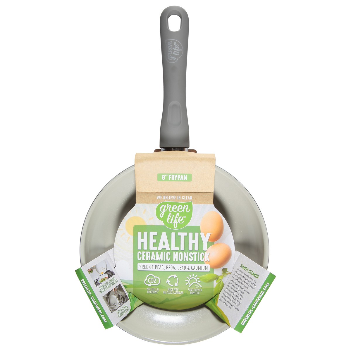 slide 4 of 4, GreenLife 8 Inch Healthy Ceramic Nonstick Frypan 1 ea, 1 ct