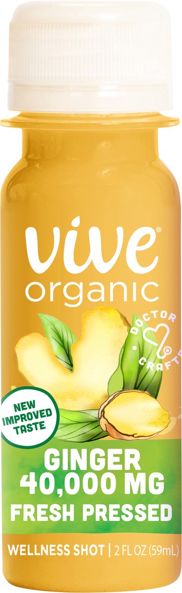 slide 4 of 4, Vive Organic Pure Boost Ginger Shot (2oz bottle), 2 fl oz