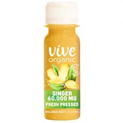 Vive Organic Pure Boost Ginger Shot (2oz bottle)