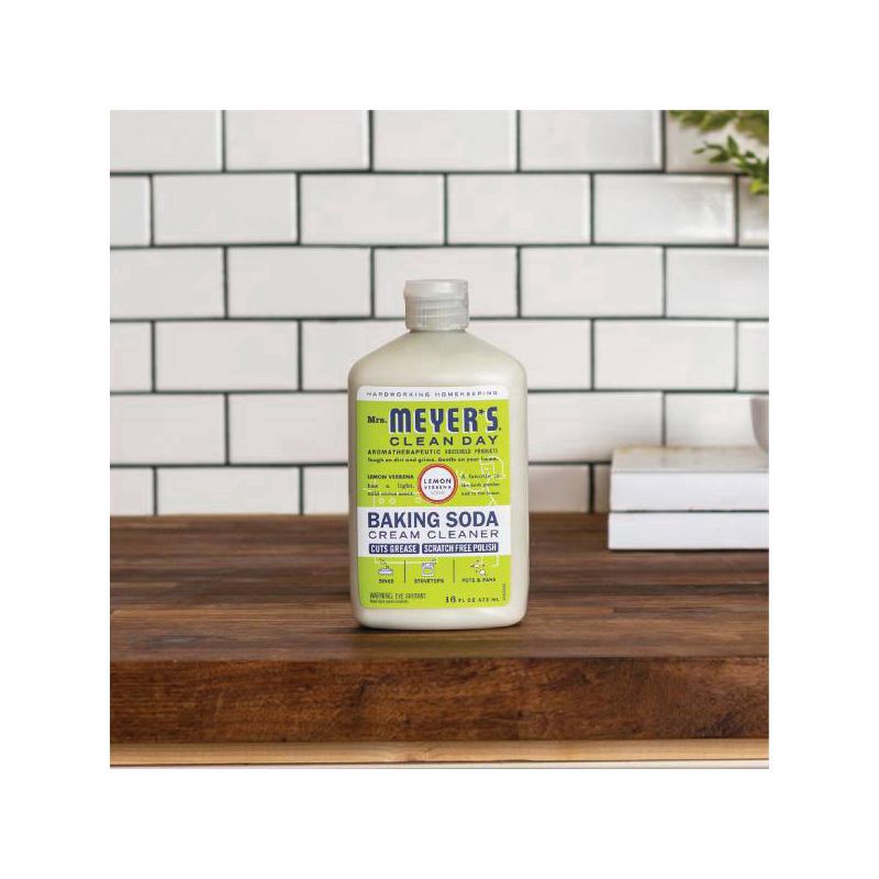 slide 2 of 6, Mrs. Meyer's Clean Day Lemon Verb Baking Soda Cream Cleaner - 16 fl oz, 16 fl oz