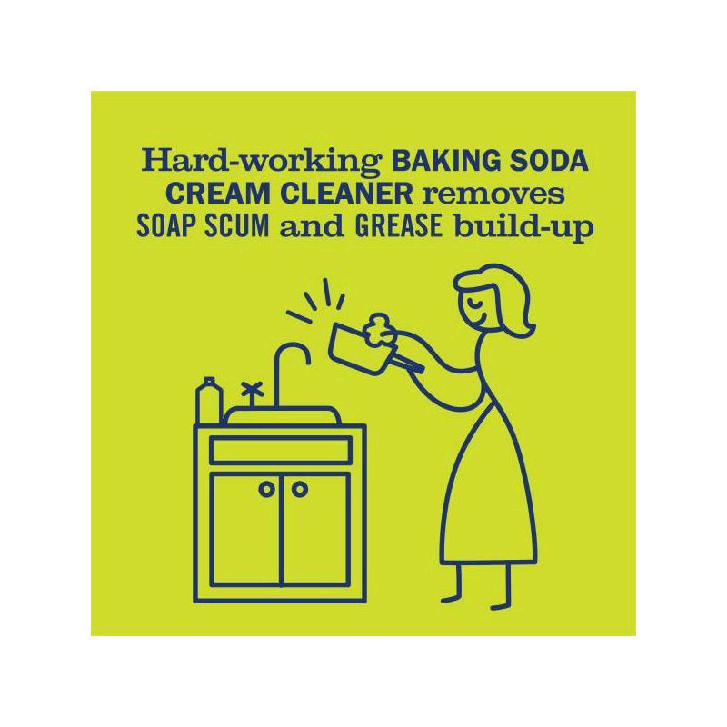 slide 4 of 6, Mrs. Meyer's Clean Day Lemon Verb Baking Soda Cream Cleaner - 16 fl oz, 16 fl oz