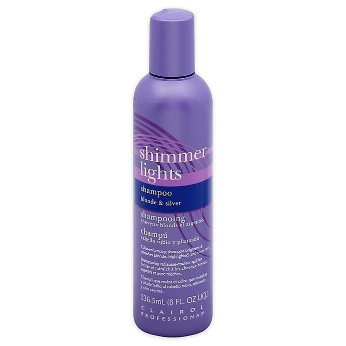 slide 1 of 1, Clairol Shimmer Lights Original Conditioning Shampoo for Blonde and Silver Hair, 8 oz