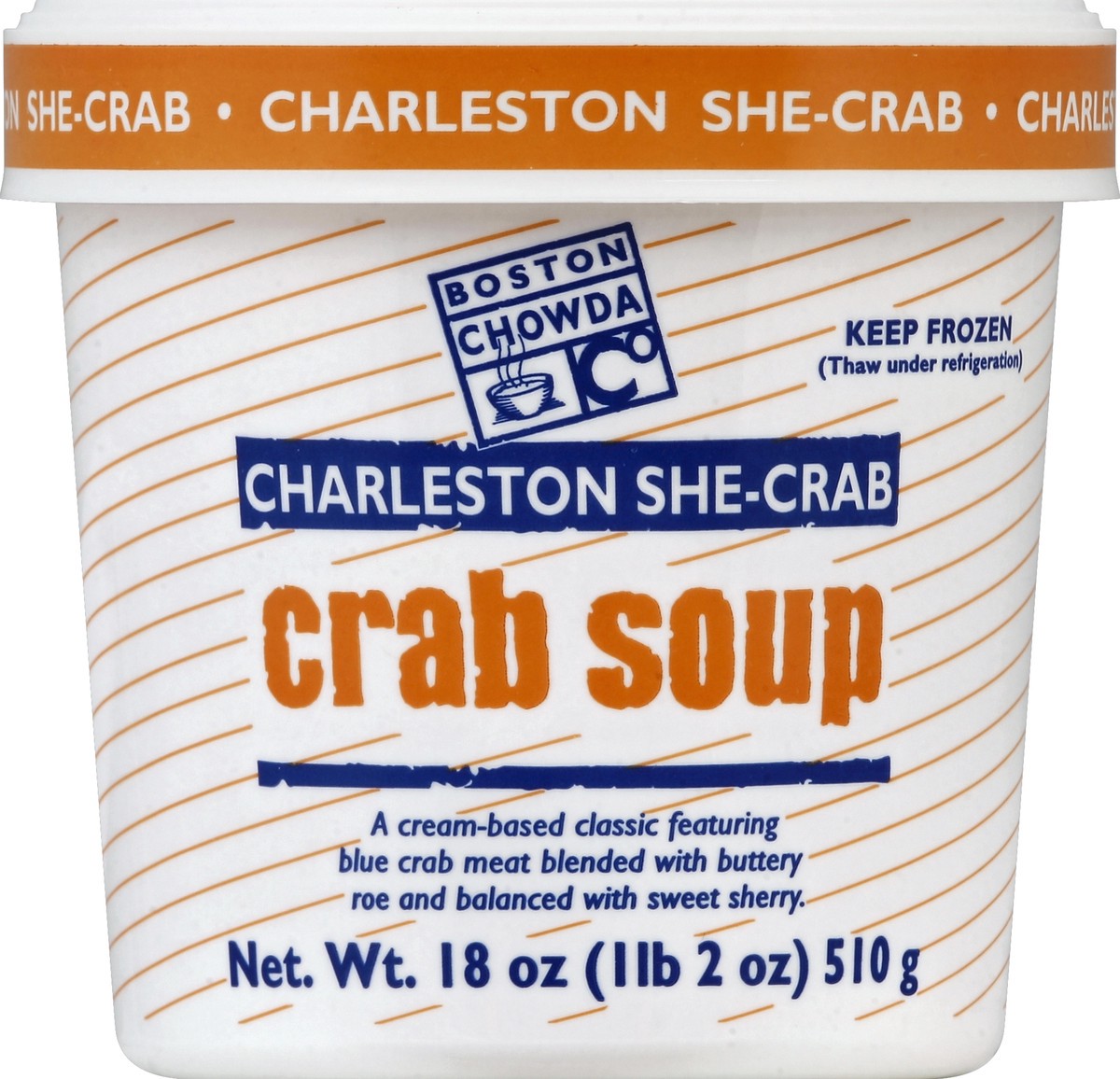 slide 3 of 3, Boston Chowda Co. Boston Chowda Soup Charleston Crab, 18 oz