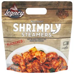 Legacy Foods Wild Caught Blackened Shrimply Steamers 10 oz