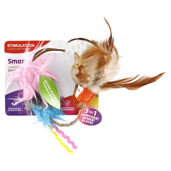 slide 1 of 1, SmartyKat Cat Toy - Pom Player, 1 ct