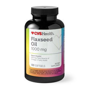 slide 1 of 1, Cvs Health Flaxseed Oil Softgels, 100 Ct, 100 ct