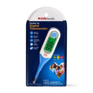 slide 1 of 1, Cvs Health Flexible Tip Digital Thermometer, 1 ct