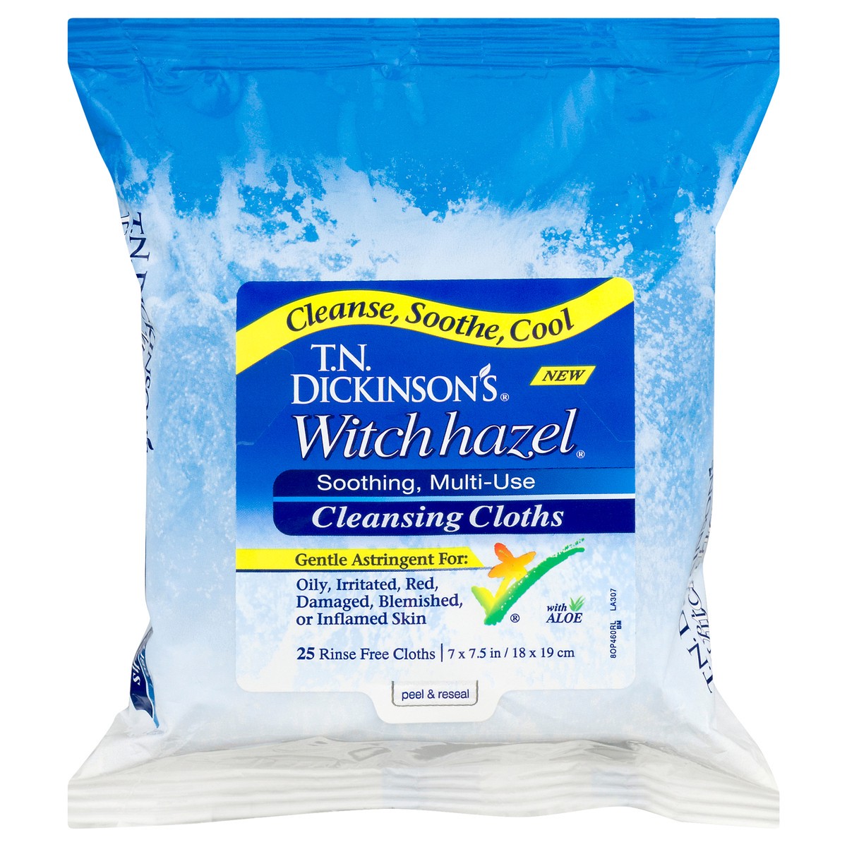 slide 1 of 9, T.N. Dickinson's Witch Hazel Cleansing Cloths - 25 CT, 25 ct