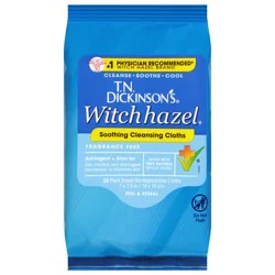 T.N. Dickinson's Witch Hazel Cleansing Cloths - 25 CT