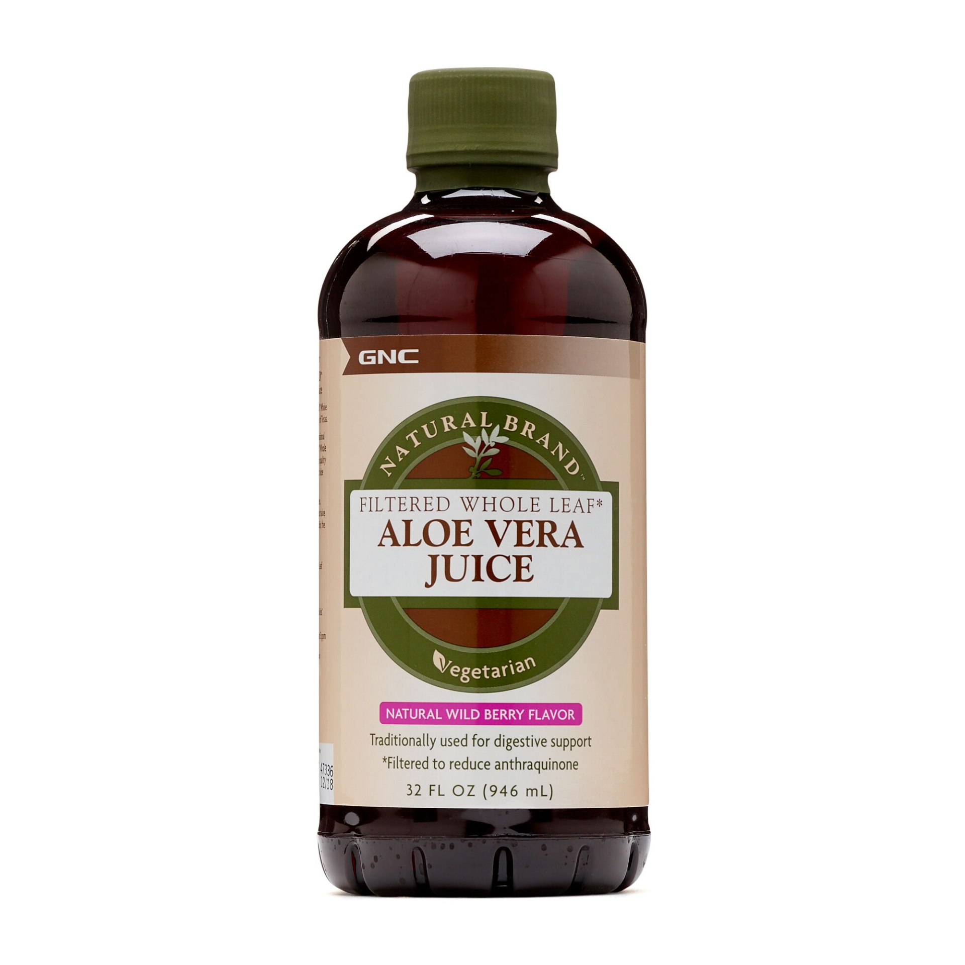 slide 1 of 1, Natural Brand Aloe Vera Juice - Wildberry, 32 fl oz