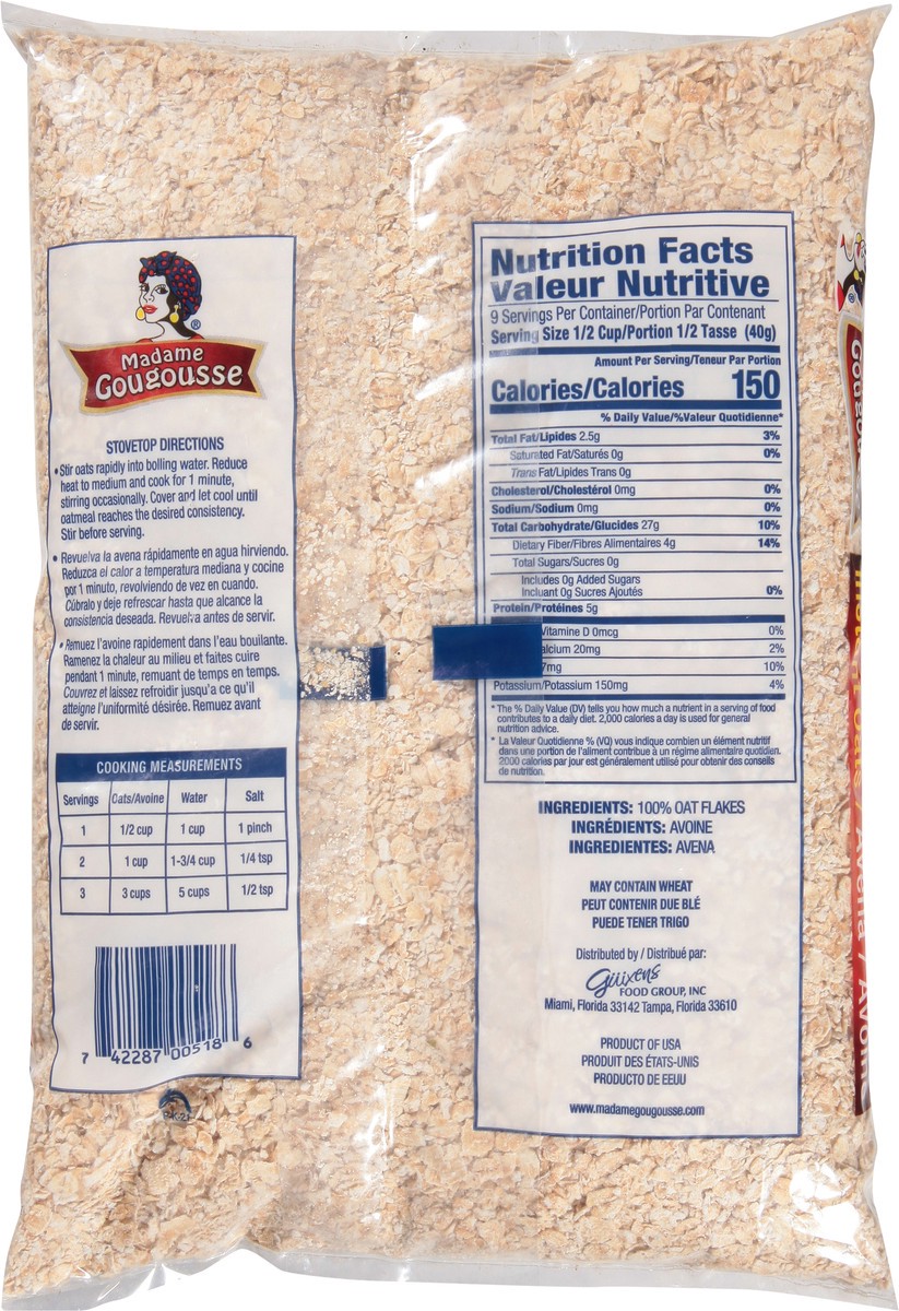 slide 10 of 11, Madame Gougousse Instant Oats 14 oz, 14 oz