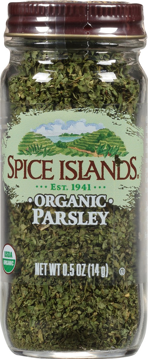 slide 4 of 7, Spice Islands Organic Parsley 0.5 oz. Jar, 0.5 oz