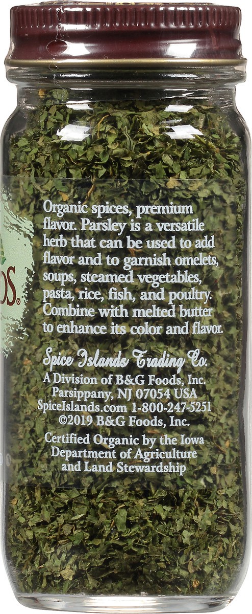 slide 6 of 7, Spice Islands Organic Parsley 0.5 oz. Jar, 0.5 oz