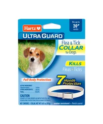 Hartz Ultra Guard Flea & Tick Collar For Dogs Fresh Scent White