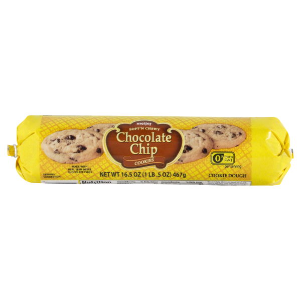 slide 1 of 1, Meijer Chocolate Chip Cookies, 16.5 oz