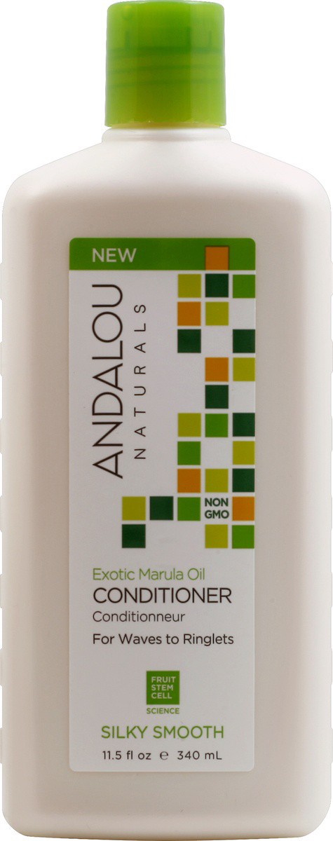 slide 3 of 7, Andalou Naturals Exotic Marula Oil Silky Smooth Conditioner, 11.5 fl oz