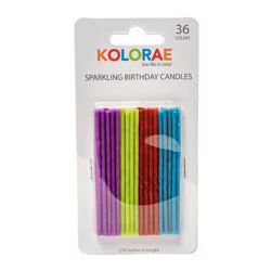 Kolorae Sparkling Birthday Candles