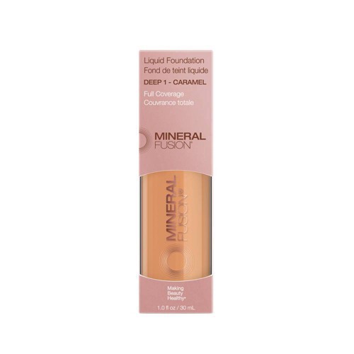 slide 5 of 6, Mineral Fusion Age-Defying Liquid Foundation - Deep 1 - Caramel - 1.0 fl oz, 1 fl oz