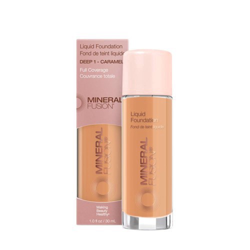 slide 6 of 6, Mineral Fusion Age-Defying Liquid Foundation - Deep 1 - Caramel - 1.0 fl oz, 1 fl oz