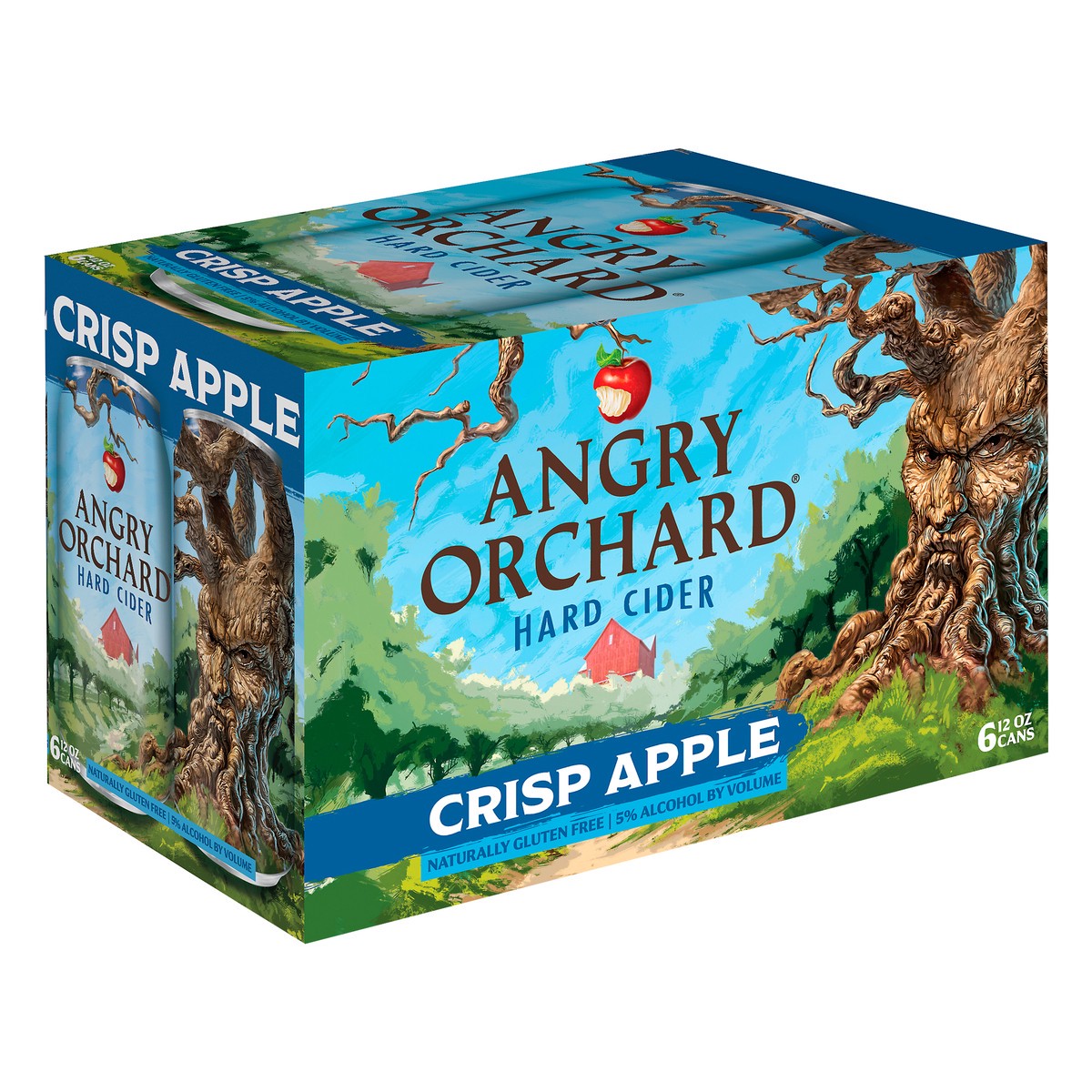 slide 5 of 8, Angry Orchard Hard Cider, Crisp Apple, 6 Pack, 6 ct