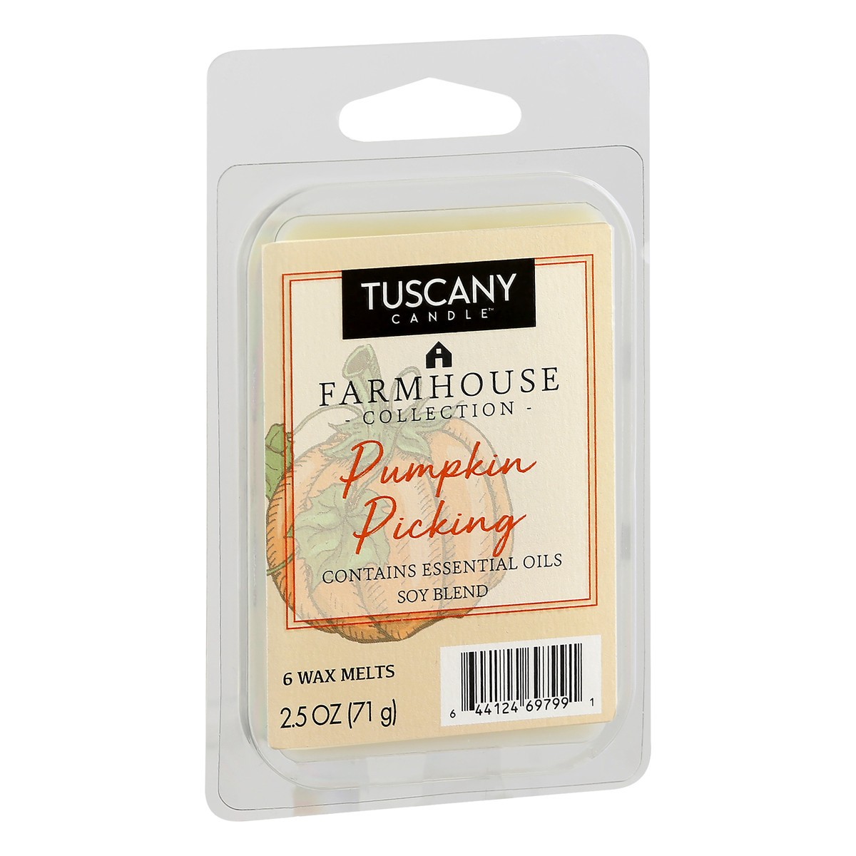 slide 5 of 10, Tuscany Candle Pumpkin Picking Wax Melt Farmhouse, 2.5 oz