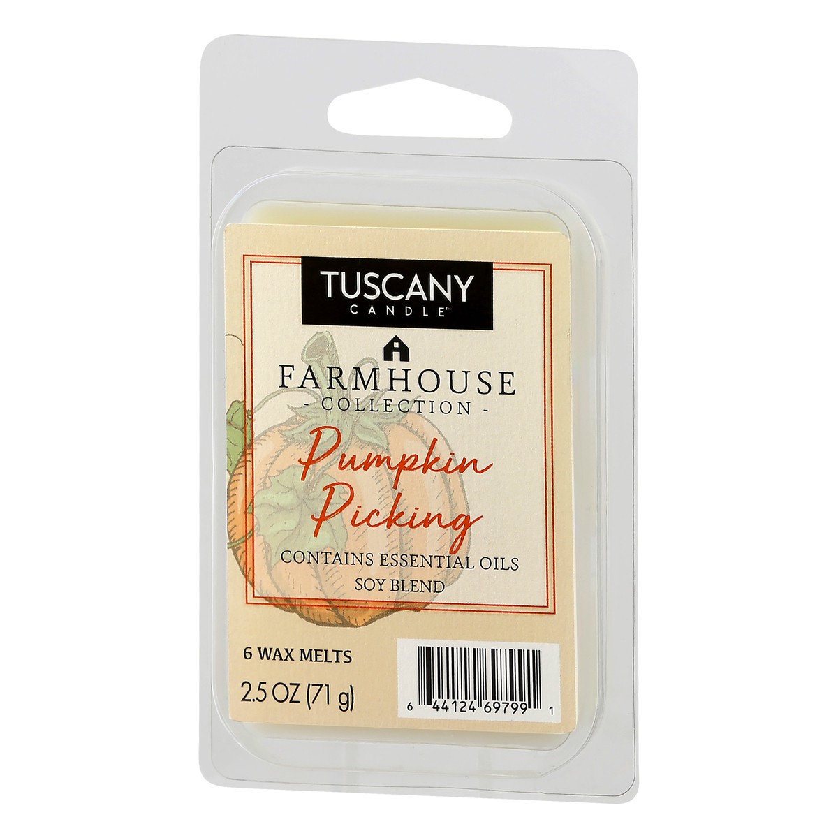 slide 6 of 10, Tuscany Candle Pumpkin Picking Wax Melt Farmhouse, 2.5 oz