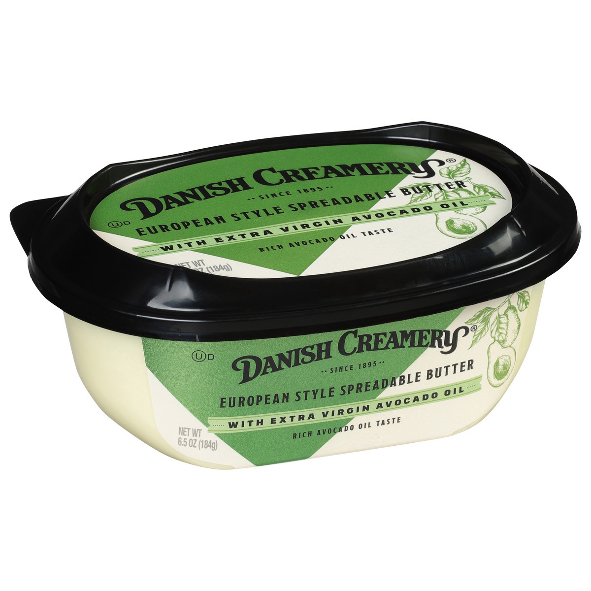 slide 3 of 9, Danish Creamery European Style Butter, with Extra Virgin Avocado Oil, Sea Salted, 6.5 oz