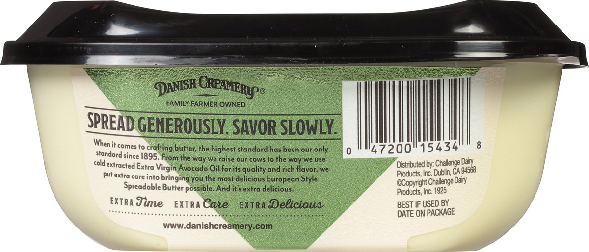 slide 6 of 9, Danish Creamery European Style Butter, with Extra Virgin Avocado Oil, Sea Salted, 6.5 oz