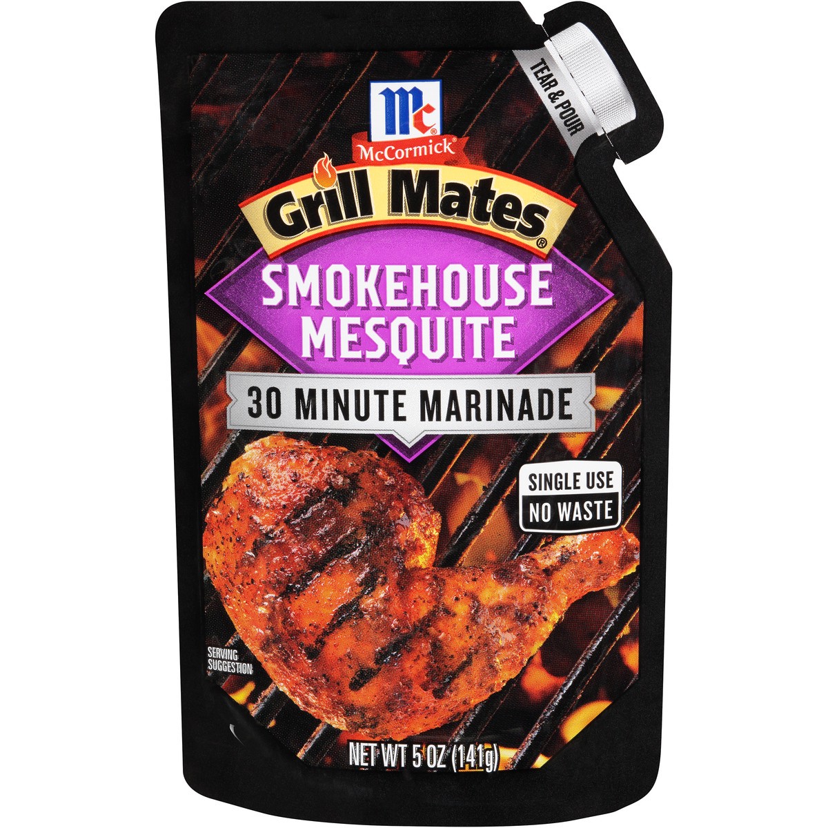 slide 1 of 5, McCormick Smokehouse Mesquite 30 Minute Marinade, 5 oz