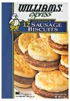 slide 1 of 1, Williams Country Style Sausage Biscuits, 21 oz