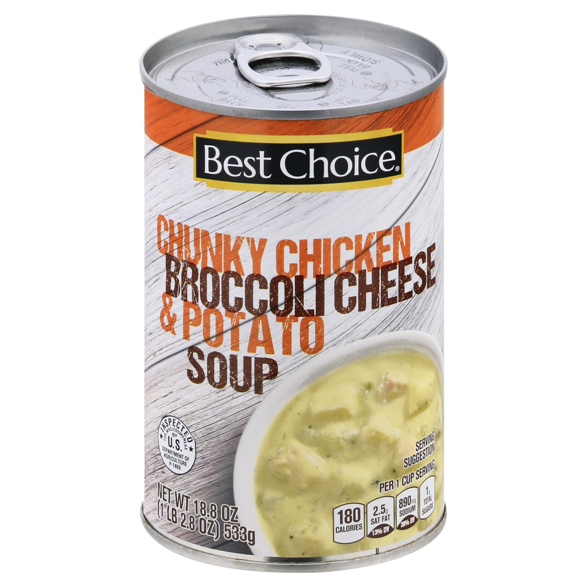 slide 1 of 1, Best Choice Cky Broc Cheese And Potato Soup, 18.8 oz