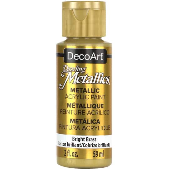 slide 1 of 2, Decoart 2oz. Dazzling Metallics Paint, 2 oz